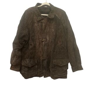 100% Suede Brown Field Jacket